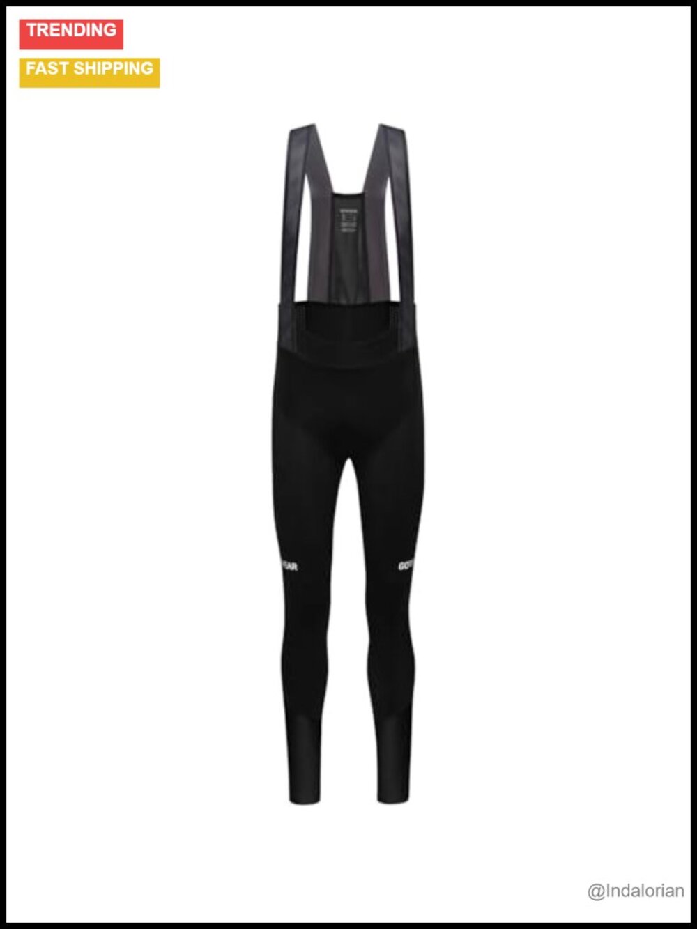 Thermo-Fleece Bib Tights Water-Repellent Mens Cycling Tights High Rise